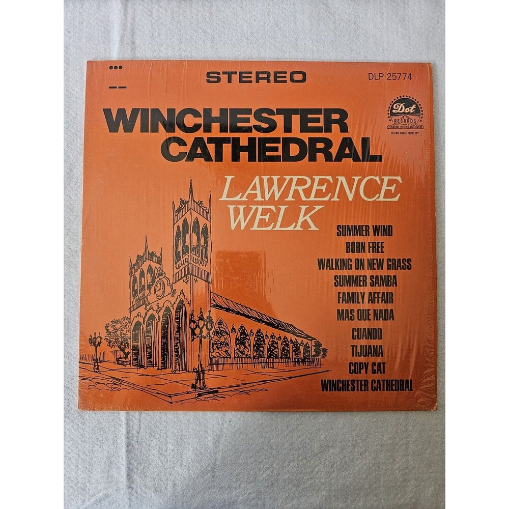 Lawrence Welk Winchester Cathedral 33RPM Vinyl Stereo LP 1966 Dot Records